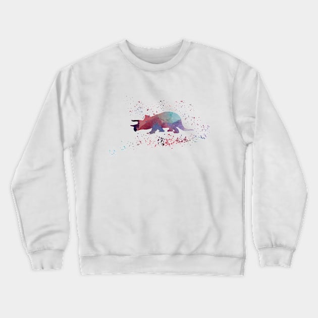 Triceratops Crewneck Sweatshirt by BittenByErmines